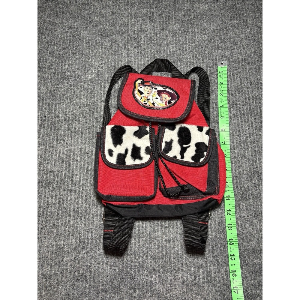 Vtg. Toy Story 2 Jessie Red Cow Mini Backpack
